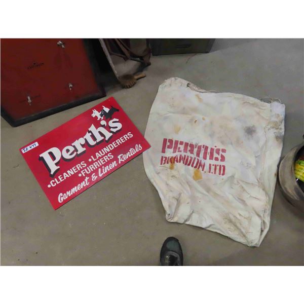 Perths Melamine Sign 16'' x 24'' , Perths Bag 