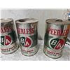 Image 2 : 4 BA Peerless Motor Oil Quartz Cans 