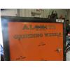 Image 3 : Aloxite Grinding Wheels Wood Self Standing Display Rack 22'' x 34'' 