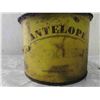 Image 4 : Antelope Axle Grease Tin with Paper Label Believed to be 1lbs 