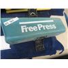 Image 2 : 2 Paper Boxes : Free Press + Tribune 18'' x 6'' x 6''