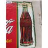 Image 2 : 1930 Coca Cola Metal Embossed Sign St Thomas 19 1/2'' x 28''