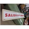 Image 1 : Salisbury House Fiberglass Sign with Metal Frame 16'' x 78'' 