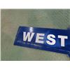 Image 2 : West End News Metal Sign 40 1/2'' x 15''