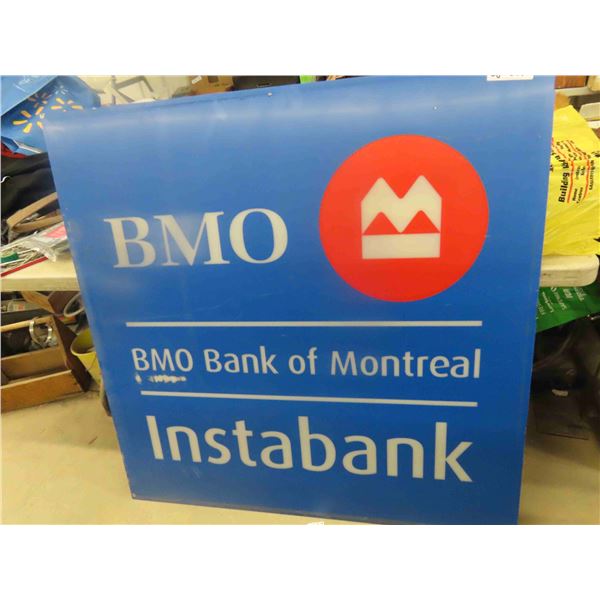 Bank of Montreal Fiberglass Sign 48'' x 48''