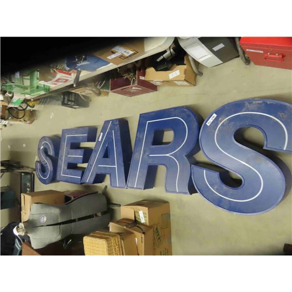 Letters for Sears Light Up Sign Approx. 28'' x 27'' Each