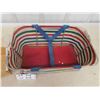 Image 2 : Vintage Kresge Tote Basket 17'' x 7'' x 10 1/2'' 