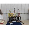 Image 1 : 3 Hot Rod Trophies - World of Wheels 1980s - Biggest 33" Tall 