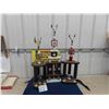 Image 1 : 3 Hot Rod Trophies - World of Wheels 1980s - Biggest 33" Tall 