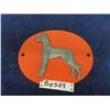 Image 1 : Great Dane Trailer Decal - Cast Metal Embossed 8.5" x 10.5"