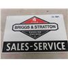 Image 1 : Briggs & Stratton Metal 2 Sided Sign 14" x 22" 