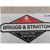 Image 2 : Briggs & Stratton Metal 2 Sided Sign 14" x 22" 