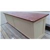 Image 1 : Old General Store Counter - Painted with Cool Drawer 29" x 36"x 129" 