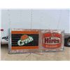 Image 1 : Wood with Crush & Hires Advertising Painted On it 39" x 94"