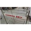 Image 8 : Canada Dry Drink Rack with 2 Sided Sign on Top 7" x 14" - Whole Rack 19" x 19" x 52"