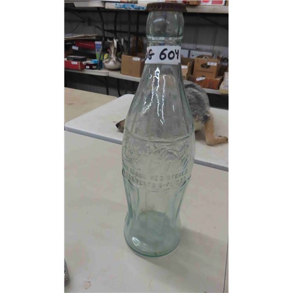 Vintage Large Coca-Cola Glass Bottle 20" Tall