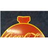 Image 8 : Coca-Cola Rack Topper Sign - Vintage Metal, 2 Sided 10.5" x 18"