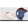 Image 2 : TWO VINTAGE POTTERY PIECES INCLUDING VELTA SWAN