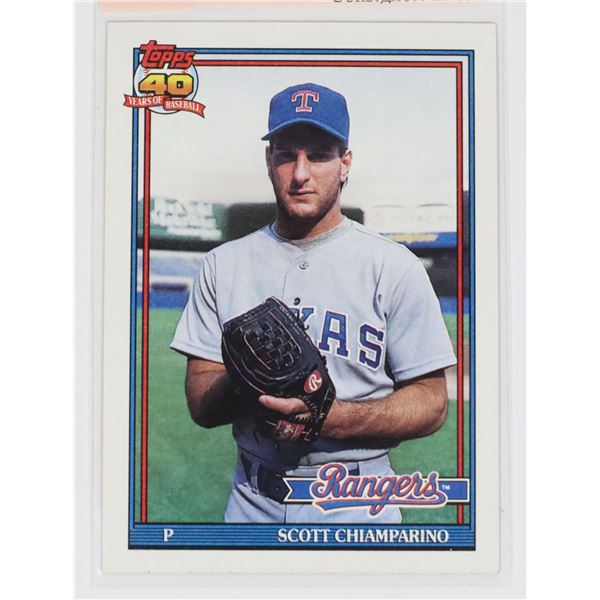 TOPPS 676, 40 YEARS OF BASEBALL SCOTT CHIAMPARINO