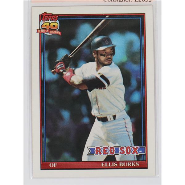 TOPPS 70, 40 YEARS OF BASEBALL ELLIS BURKS OF THE