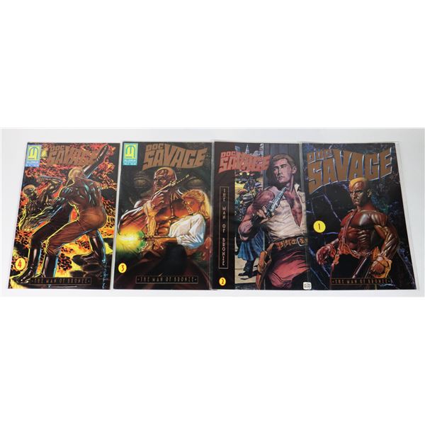 LOT OF 3 DOC SAVAGE COMICS