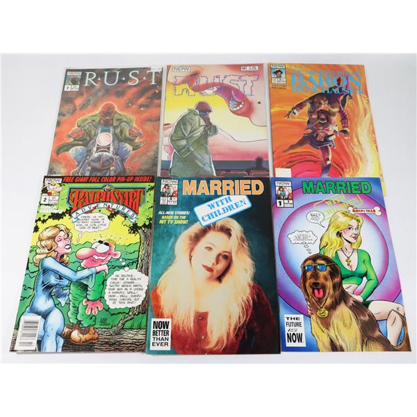 LOT OF NOW COMICS INCLUDING MARRIED WITH CHILDREN