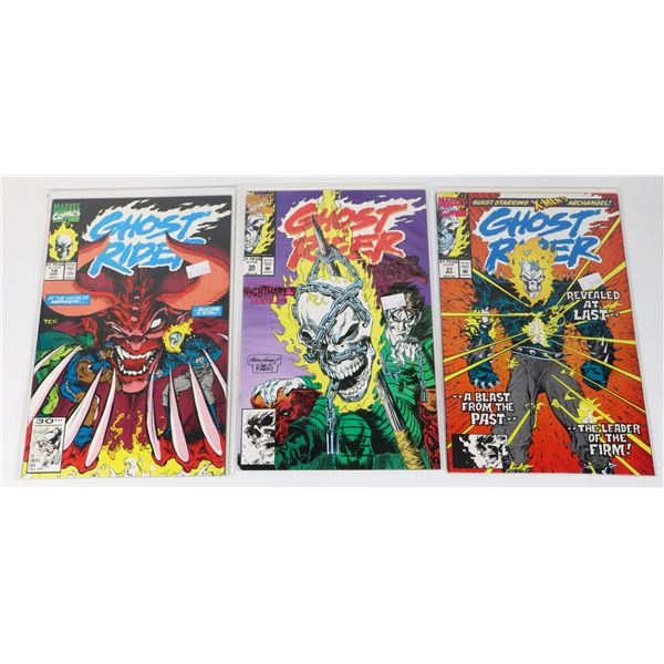 LOT OF 3 MARVEL GHOST RIDER COMICS