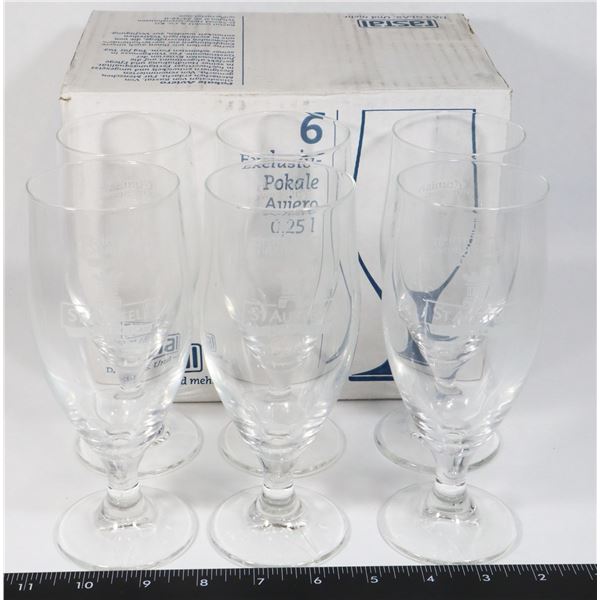 6 ST. AUSTELL TULIP GLASSES