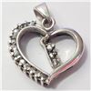 Image 1 : SILVER CUBIC ZIRCONIA PENDANT(~WEIGHT 3.85G)