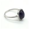 Image 2 : SILVER AMETHYST CZ(3.95CT) RHODIUM PLATED RING