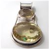 SILVER CITRINE PENDANT(~WEIGHT 19.14G)