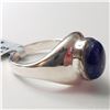 Image 2 : SILVER LAPIS LAZULI(4.35CT) RING (~SIZE 10)