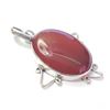 Image 2 : SILVER RED AGATE PENDANT(~WEIGHT 8.84G)