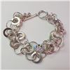 Image 1 : SILVER  BRACELET(~LENGTH 7INCHES)(~WEIGHT 37G)