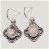 Image 1 : SILVER GEMSTONE EARRINGS(~WEIGHT 4.31G)