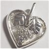 Image 1 : SILVER CUBIC ZIRCONIA PENDANT (~WEIGHT 3.42G)