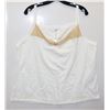 NEW IVORY THIN STRAP TANK TOP WITH SPARKLE DETAIL