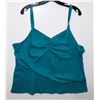 NEW SIZE 1X TURQUOISE TANK TOP THIN STRAPS.