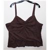 Image 1 : NEW SIZE 1X BURGUNDY TANK TOP THIN STRAPS.