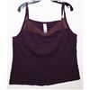 Image 1 : NEW PURPLE THIN STRAP TANK TOP WITH SPARKLE DETAIL