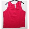 Image 1 : NEW FUCHSIA SIZE 1X TANK TOP WITH LACE DETAIL ON