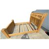 Image 4 : AMISH HIGH QUEEN ARCH HICKORY QUEEN SIZED BED FRAME