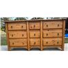 Image 11 : WOODEN DRESSER, 9 DRAWERS