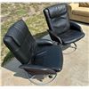 Image 2 : PAIR OF MATCHING BLACK, LEATHER RECLINING CHAIRS