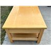 Image 4 : SOLID MAPLE COFFEE TABLE; MATCHES LOTS #6 AND #9