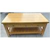 Image 5 : SOLID MAPLE COFFEE TABLE; MATCHES LOTS #6 AND #9
