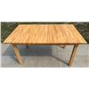 Image 1 : MAPLE DINING TABLE WITH ONE LEAF