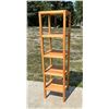 Image 1 : MULTI TIERED, TALL WOODEN SHELF