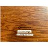 Image 10 : LARGE WOODEN KITCHEN TABLE WITH TWO LEAVES AND FOUR CHAIRS