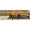 Image 11 : LARGE WOODEN KITCHEN TABLE WITH TWO LEAVES AND FOUR CHAIRS